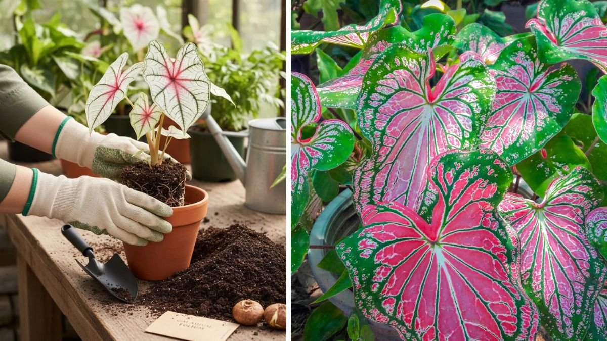 Easy Method to Grow Caladium Color Blocks for a Vibrant Outdoor Display