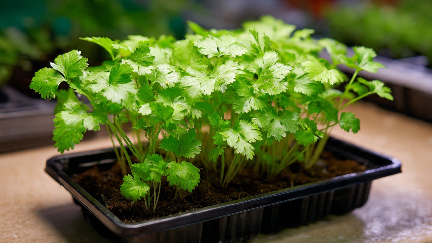 Effective Strategies for Successfully Growing Coriander in a Tray at Home