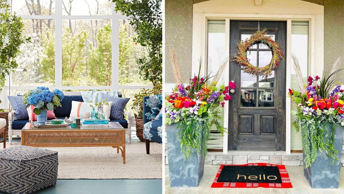 30 Spring Porch Decor Ideas Rarely Seen That Instantly Make the House Feel Welcoming