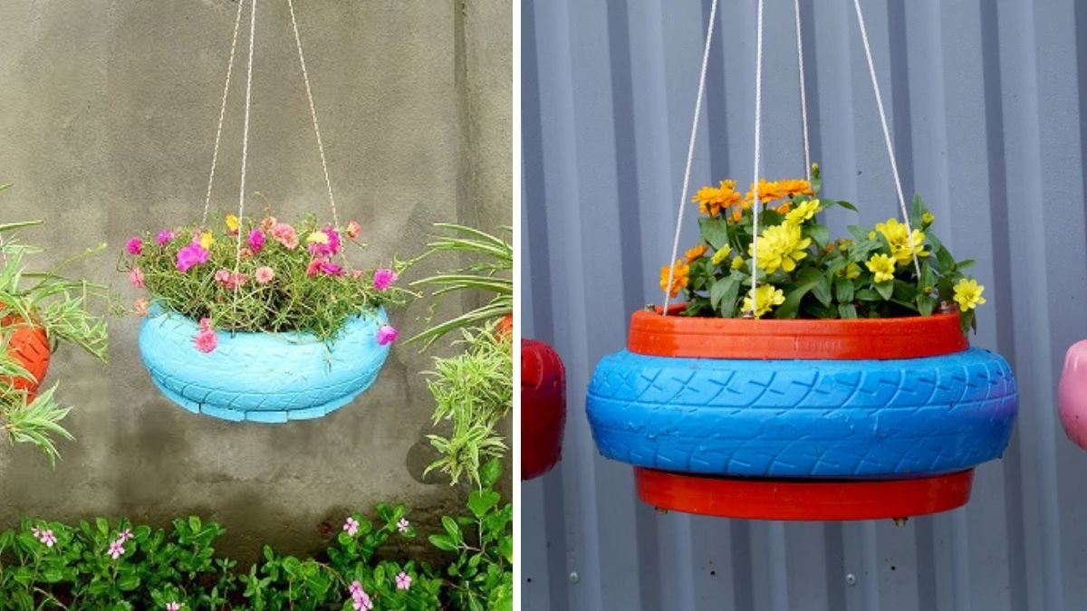 Transform Your Space With a Super Lovely Hanging Garden: Recycling Broken Cookware Into Beautiful Planters
