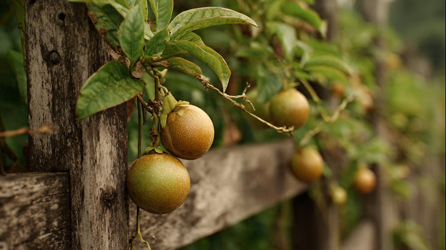 How Can You Successfully Grow Exotic Passion Fruit Along a Simple Fence Line?