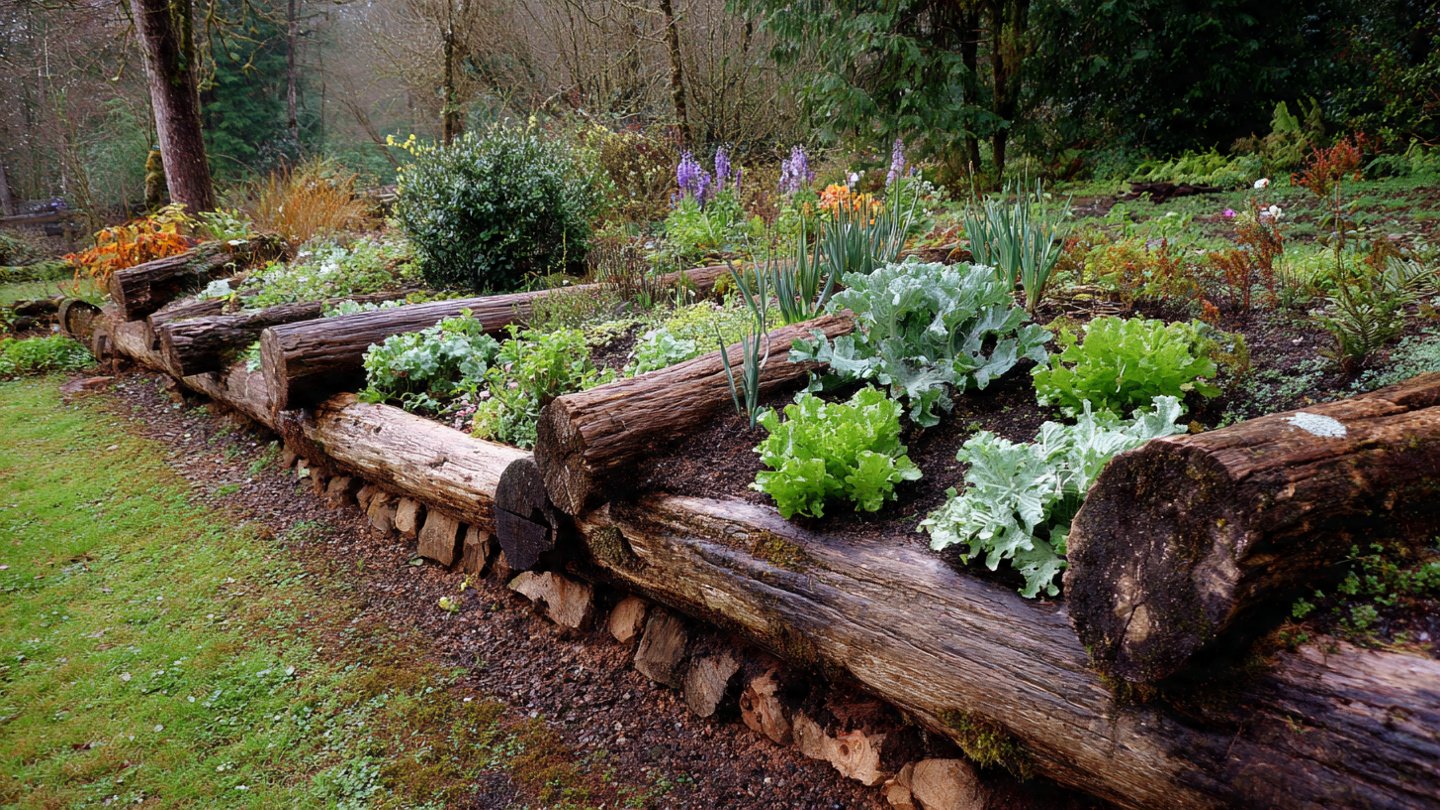Are You Missing Out on the Benefits of Burying Old Logs in Your Garden Beds This Winter?