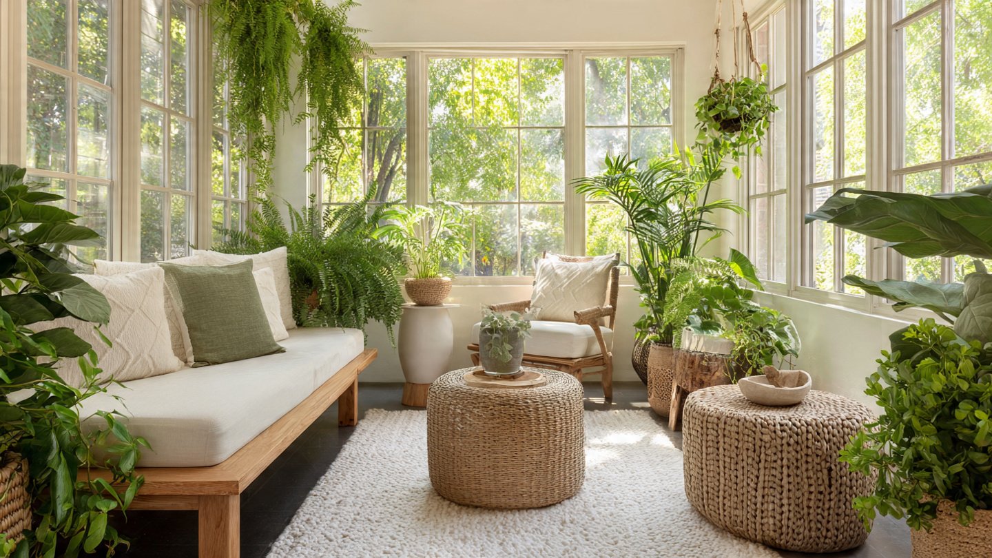 What Are the Top Plants for Achieving a Bright and Airy Sunroom Atmosphere?