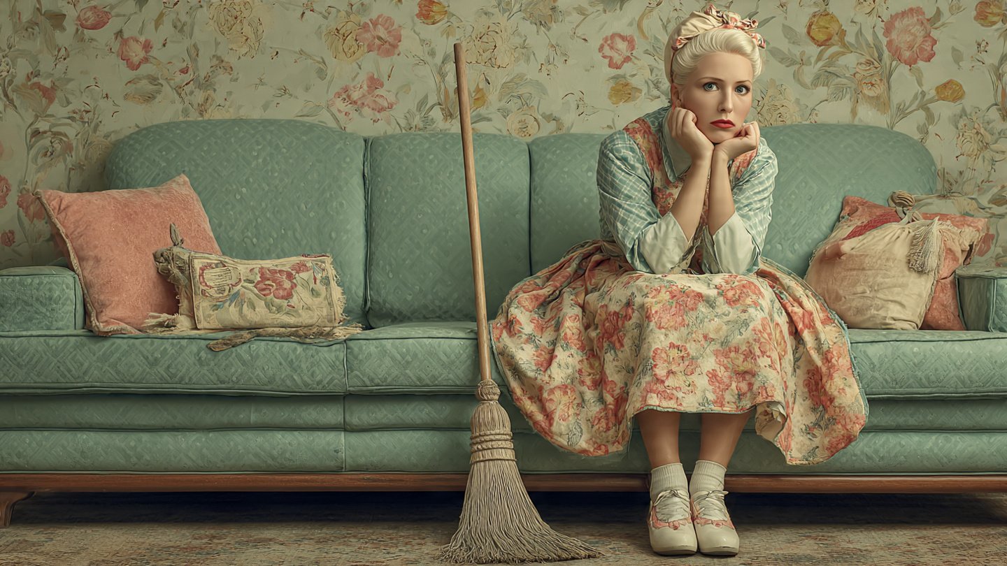 The Hidden Burden of Housework as Time Passes