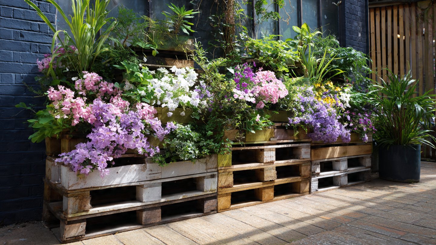 Can You Transform Simple Pallets into a Stunning Vertical Garden?